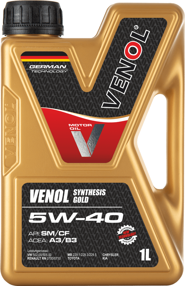 OLEJ_SILNIKOWY_VENOL SYNTHESIS GOLD SM CF 5W40_1L